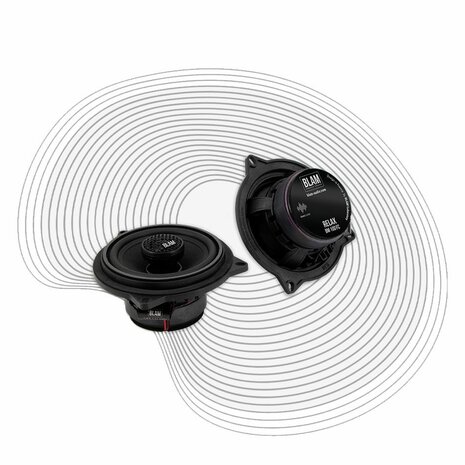 Blam Relax KIT BM100FC custom fit 10cm 2-weg luidspreker set 50 watts RMS 2 ohms BMW
