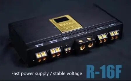 Rebec Audio R16F super capacitor powercap verdeelbank 16 Farad 