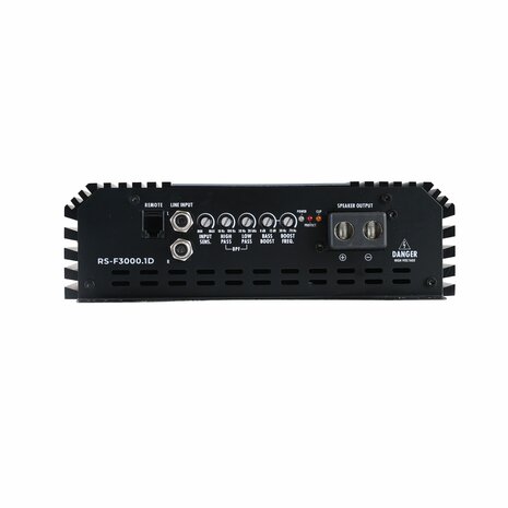 Reiss Audio RS-F3000.1D fullrange mono versterker 3000 watts RMS 1 ohms