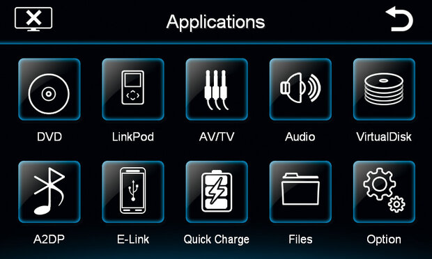 ESX VN630W iGo navigatie radio bluetooth usb E-Link android