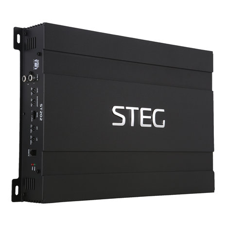 Steg ST202 versterker 2 kanaals 390 watts RMS auto high level