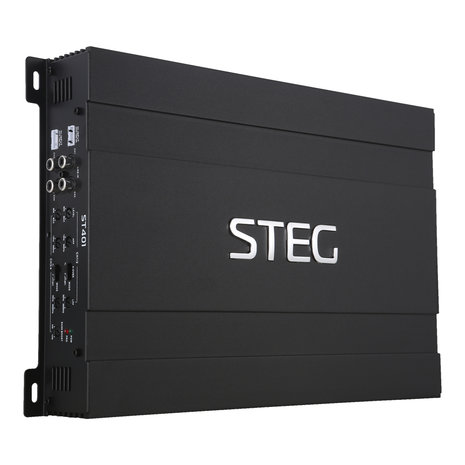 Steg ST401 versterker 4 kanaals 520 watts RMS auto high level