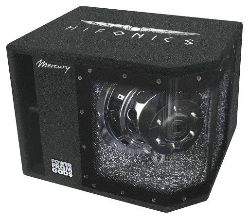 Hifonics Mercury MR10BP bandpass kist 10 inch 400 watts RMS 4 ohms met led verlichting