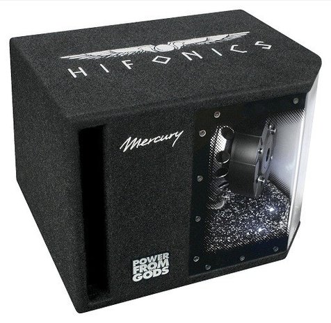 Hifonics Mercury MR8BP bandpass kist 8 inch 300 watts RMS 4 ohms met led verlichting