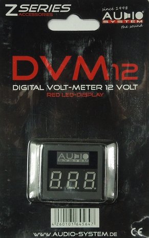 Audio System DVM12 digitaal voltage display rode leds