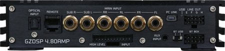 Ground Zero GZDSP4.80 versterker 4 kanaals DSP met 520 watts RMS