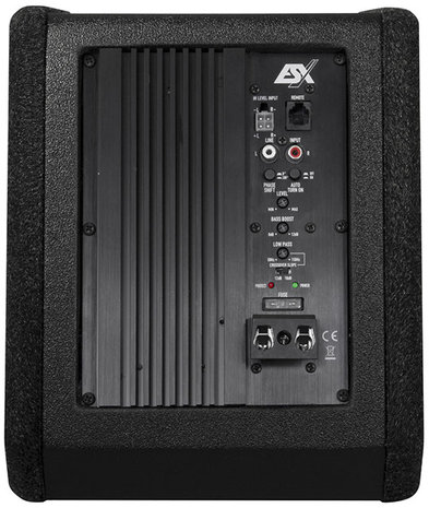 ESX Vision V800A gesloten actieve 8 inch subwoofer kist 200 watts RMS