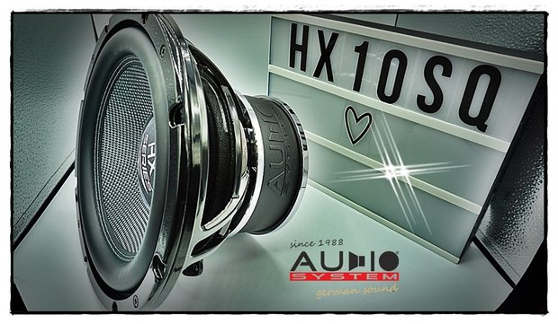 Audio System HX10SQ-BR high end bass-reflex kist 10 inch 350 watts RMS 4 ohms