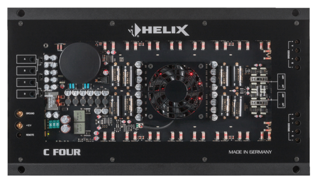 Helix C-FOUR high resolution 4 kanaals versterker 880 watts RMS