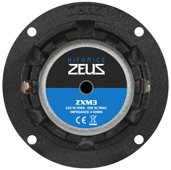 Hifonics Zeus ZXM3 middentoner set 75 mm 125 watts RMS