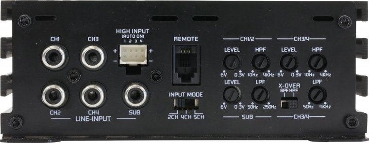 Ground Zero GZHA MINI FIVE 5 kanaals versterker 1000 watts RMS