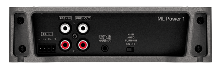 Hertz ML POWER1 monoblock versterker 1000 watts RMS 1 ohms met bass-remote