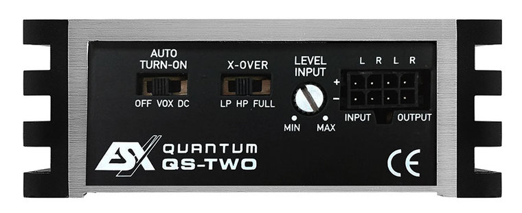 ESX Quantum QS-TWO nano 2 kanaals versterker 190 watts RMS