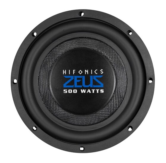 Hifonics Zeus ZST8D4 shallow subwoofer 8 inch 250 watts RMS DVC 4 ohms
