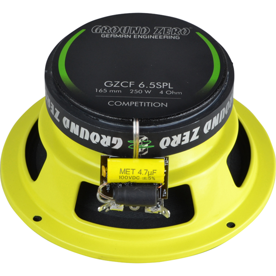 Ground Zero Competition GZCF6.5SPL luidspreker set 16,5 cm 100 watts RMS