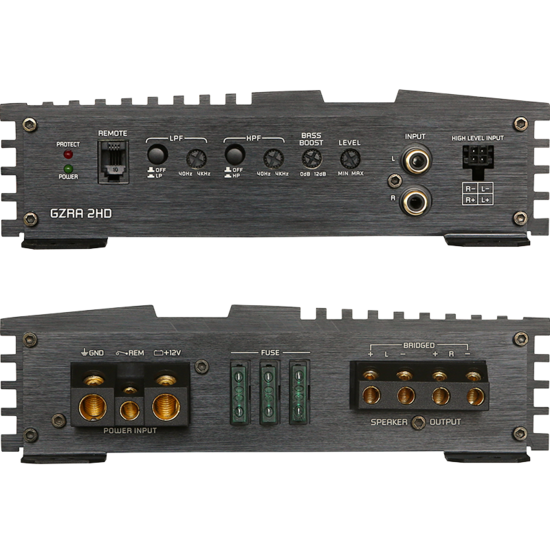 Ground Zero GZRA-2HD versterker 2 kanaals 1150 watts RMS