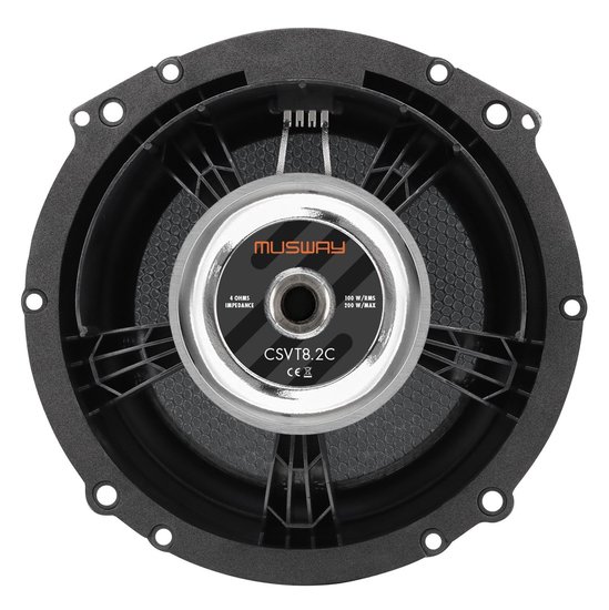 MusWay CSVT8.2C custom fit 20 cm 2-weg luidspreker set VW T5 & T6