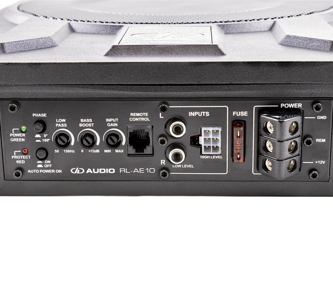 Digital Designs RL-AE10 underseat actieve subwoofer 10 inch 200 watts RMS