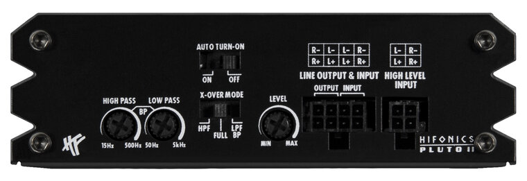 Hifonics Pluto II micro 2 kanaals versterker 320 watts RMS