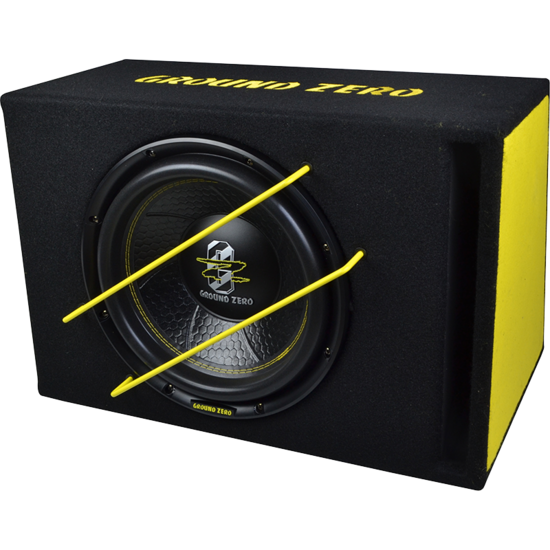 Ground Zero Iridium GZIB-12SPL bassreflex kist 12 inch 500 watts RMS DVC 2 ohms