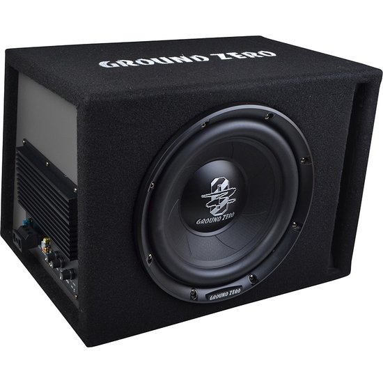 Ground Zero Iridium GZIB-25BR-ACT actieve bassreflex kist 10 inch 130 watts RMS
