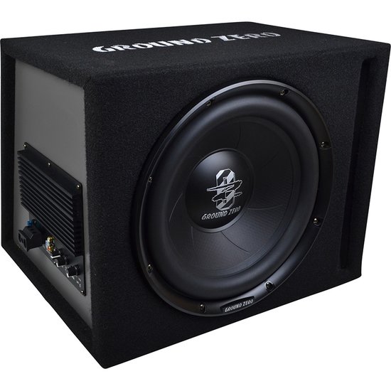 Ground Zero Iridium GZIB-30BR-ACT actieve bassreflex kist 12 inch 150 watts RMS 