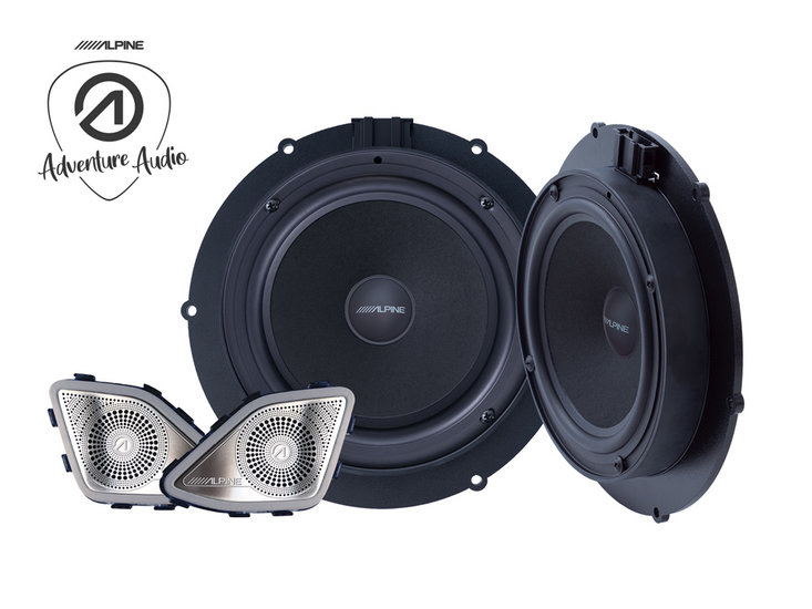 Alpine SPC-106T6-2 custom fit 16,5 cm compo set 100 watts RMS voor Volkswagen Transport T6