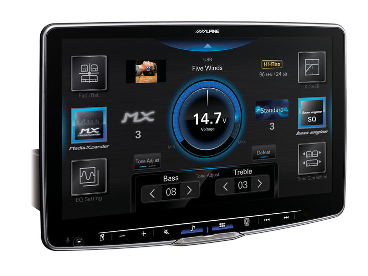 Alpine iLX-F115D (Halo) 11 inch DAB+ autoradio met Apple Carplay &amp; Android Auto