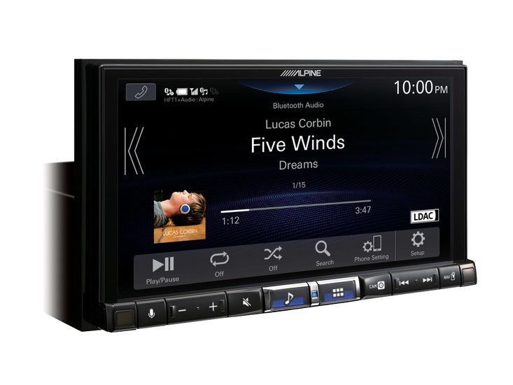 Alpine iLX-705D 2DIN DAB+ autoradio met bluetooth usb Apple Carplay &amp; Android Auto