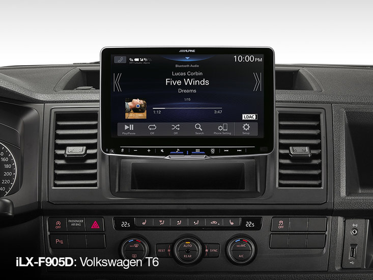 Alpine iLX-F905D (Halo) 9 inch DAB+ autoradio met Apple Carplay &amp; Android Auto
