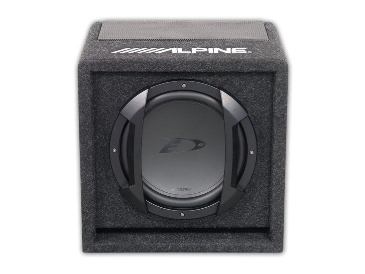 Alpine SWE-815 actieve 8 inch bas kist 100 watts RMS