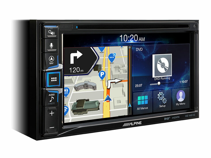 Alpine INE-W611D navigatie radio dvd speler met Apple CarPlay &amp; Android Auto