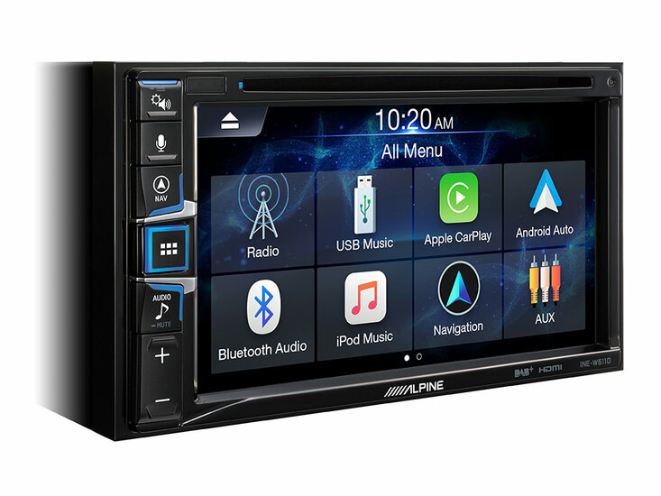 Alpine INE-W611DC camper navigatie radio dvd speler met Apple CarPlay &amp; Android Auto