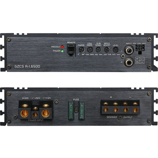 Ground Zero GZCS A-1.650D monoblock versterker 650 watts RMS 1 ohms