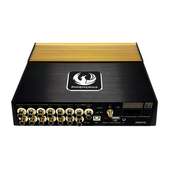 Phoenix Gold ZQDSP12 high end 12 kanaals DSP processor met usb &amp; bluetooth