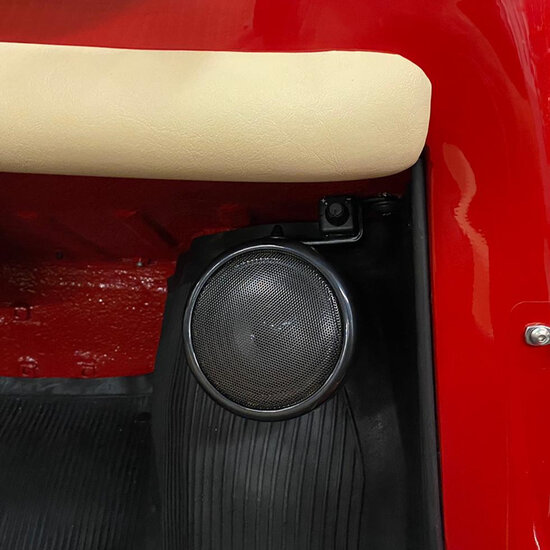 Ampire QX75-BLK zwarte opbouw luidspreker set 7 cm 25 watts RMS