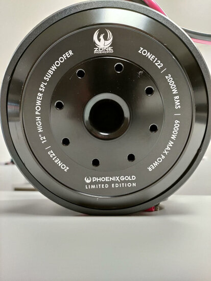 Phoenix Gold Z-ONE122 Limited Edition  subwoofer 12 inch 2000 watts RMS DVC 2 ohms