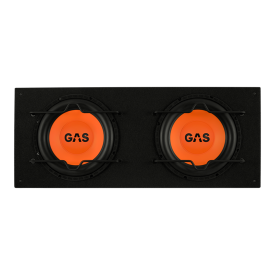 GAS AUDIO MAD B1-210 gesloten subwoofer kist 2 x 10 inch 500 watts RMS 2 ohms