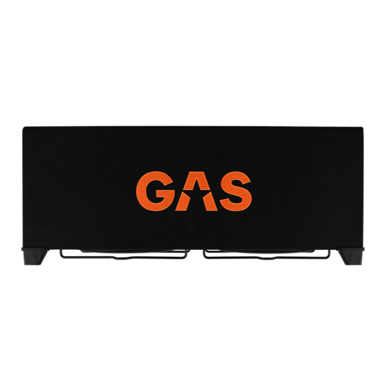 GAS AUDIO MAD B1-212 bassreflex subwoofer kist 2 x 12 inch 600 watts RMS 2 ohms