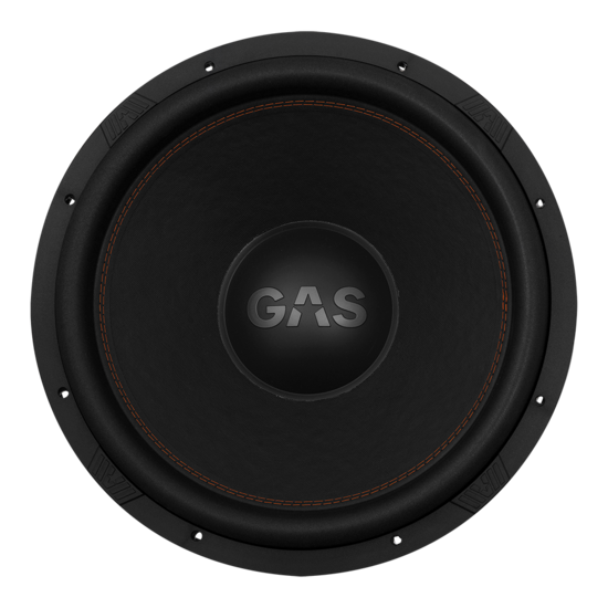 GAS AUDIO MAX S1-18D1 high power subwoofer 18 inch 1800 watts RMS DVC 1 ohms