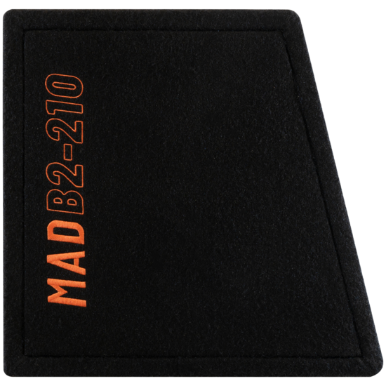 GAS AUDIO MAD B2-210 bassreflex subwoofer kist 2 x 10 inch 600 watts RMS 2 ohms