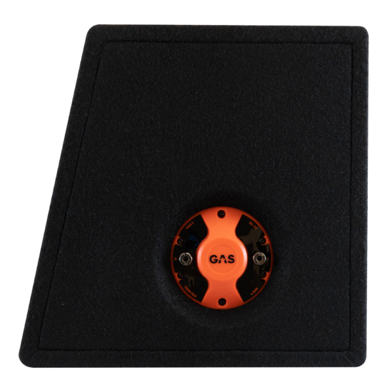 GAS AUDIO MAD B2-112 bassreflex subwoofer kist 12 inch 350 watts RMS 4 ohms