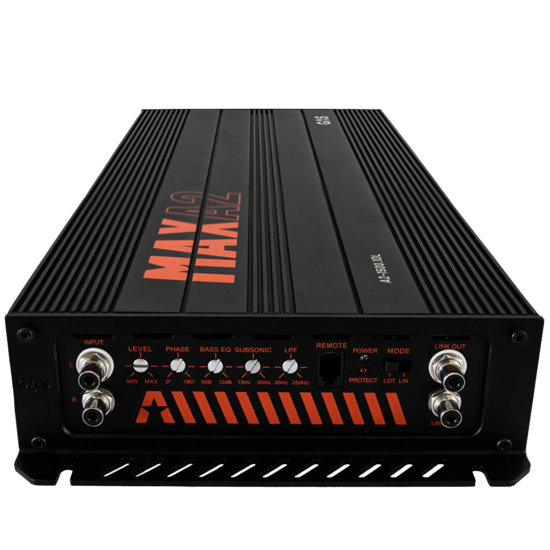 GAS AUDIO MAX A2-1500.1D monoblock versterker 1500 watts RMS 1 ohms