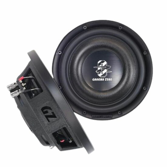 Ground Zero GZRW250-D2 FLAT subwoofer 10 inch 400 watts RMS DVC 2 ohms