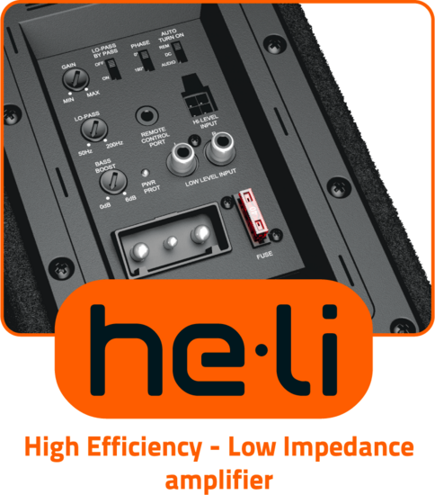 Hertz Cento CBA250 actieve 10 inch gesloten "downfire" kist 250 watts RMS