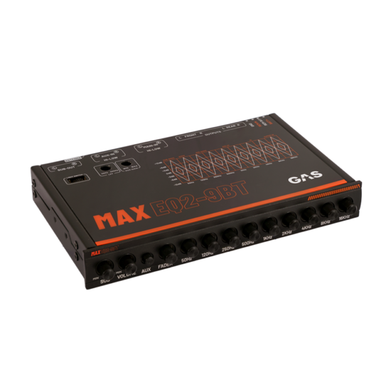GAS AUDIO MAX EQ2-9BT