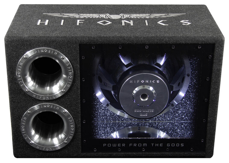Hifonics Atlas ATL12BPS bandpass kist 12 inch 500 watts RMS 4 ohms met LED