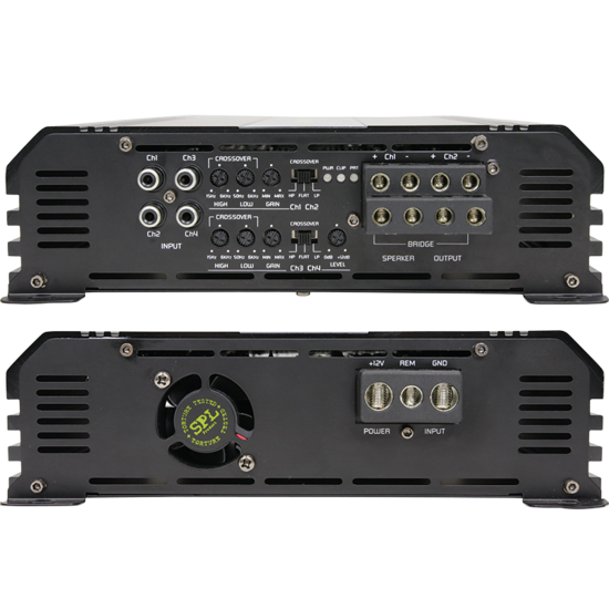 Ground Zero GZCA500.Q1 SPL 4 kanaals versterker 1800 watts RMS
