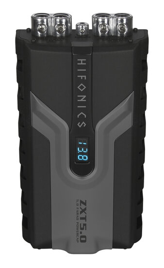 Hifonics Zeus ZXT5.0 hybride powercap 5 farad met voltage display