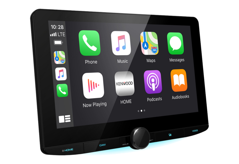 Kenwood DMX9720XDS-CAMPER 2-din 10.1 inch multi media camper navigatie scherm Apple Carplay & Android Auto